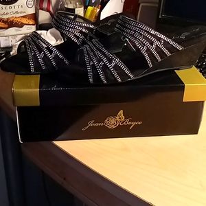 Joan Boyce NIB bling sandals